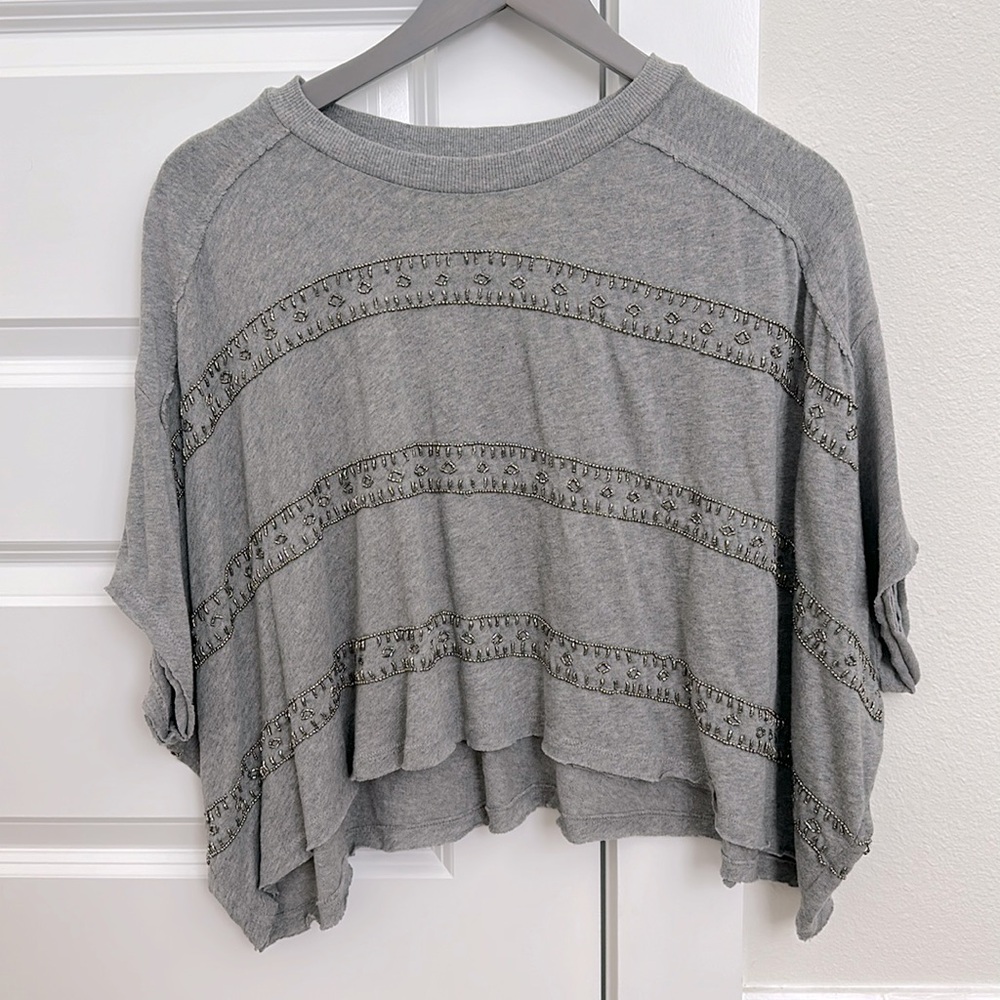 Beaded FP tee